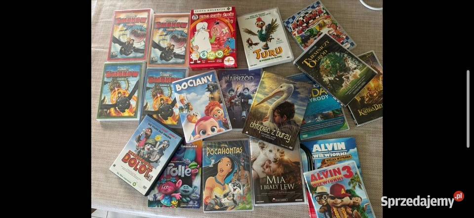 WIELKI Zestaw Bajek i Filmów Dzieci DVD Było śląskie sprzedam