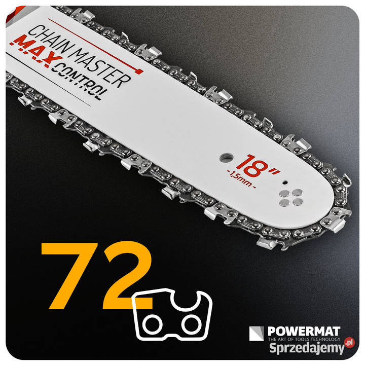 prowadnica do piły spalinowej 2 łańcuchy 18