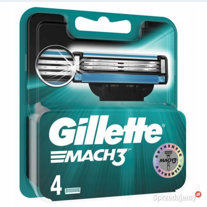 Wkłady do maszynek Gillette Mach3 Gillette 4 podkarpackie Pysznica