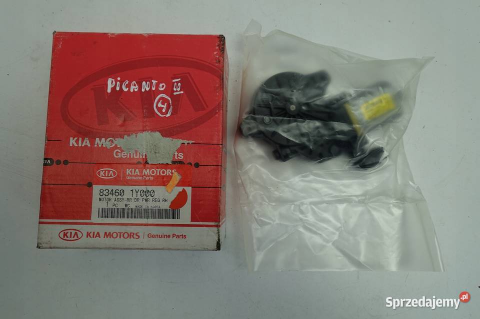 Kia Picanto II PODNOŚNIK TYLNEJ SZYBY prawy tył Rudka