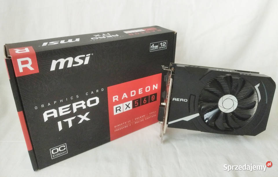 MSI Radeon RX 560 AERO ITX OC 4GB GDDR5 Poznań