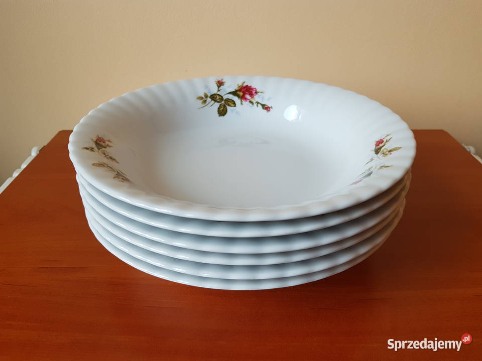 Głębokie talerze obiadowe porcelana Chodzież Dąbrowa Górnicza