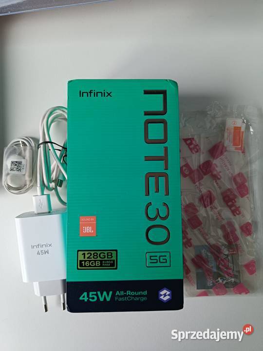 sprzedam smartfon infinix not 30 st 5g lte 8gb