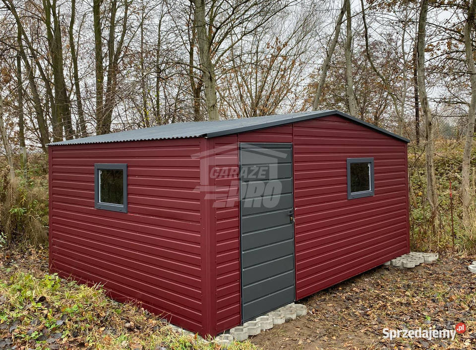 Schowek Domek ogrodowy 5x4m drzwi 2x okna Dach wielkopolskie Kalisz sprzedam