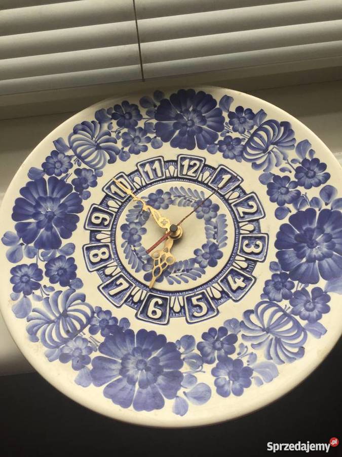 Zegar ścienny Włocławek PRL Gniezno