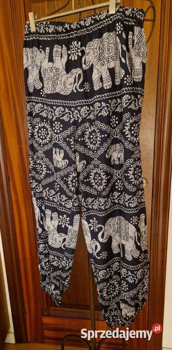 Spodnie haremki XL Sheir Curve orientalny wzór Rozmiar 42(XL) Spodnie Lublin