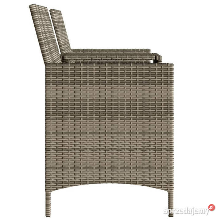 2os sofa ogrodowa ze stolikiem i stołkami szara Warszawa sprzedam