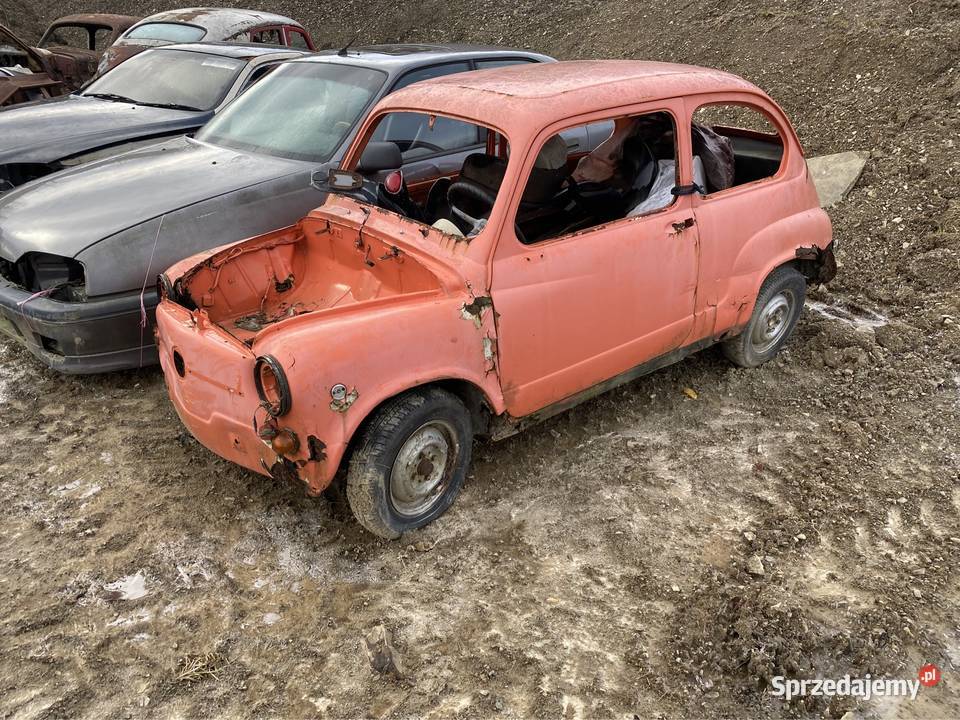 Fiat 600 D Zastawka 750 czesci szyba małopolskie