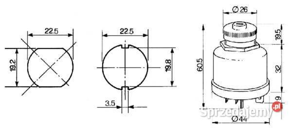 Stacyjka zapłonu P012 Cobo 14132000 Części i osprzęt rolniczy Kamionna sprzedam