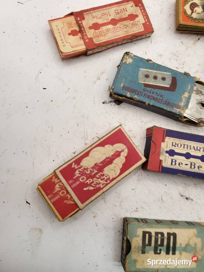 STARE Z EPOKI NOWE I UŻYWANE ŻYLETKI ZESTAW Rybnik sprzedam