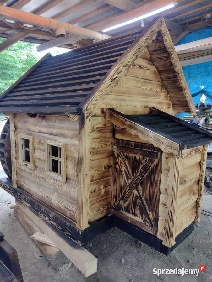 wodny młyn koło wodne plac zabaw Baseny i oczka wodne podkarpackie Bircza