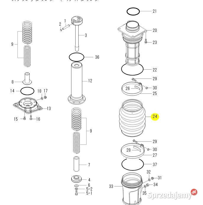 Oryginalny miechosłona skoczek ubijak MIKASA śląskie sprzedam