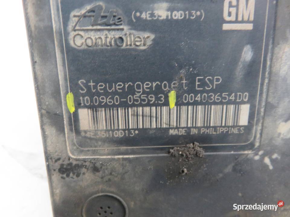 POMPA ABS OPEL ZAFIRA B 13234911AS 10020602484 Układ ABS i ESP