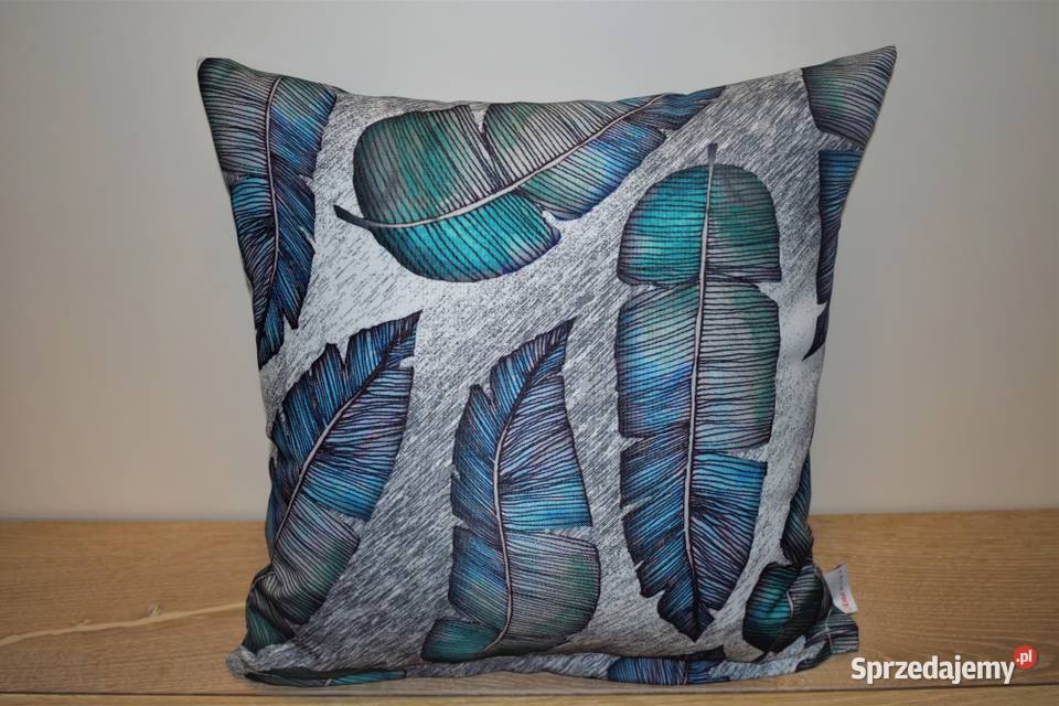 Poszewka Dekoracyjna 45 x 45 szara pióra inny kolor Stare Kupiski sprzedam