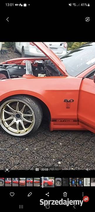 Mustang Gt California Special 2014r automat Kabriolet Rososza