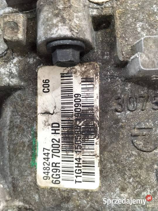 SKRZYNIA BIEGÓW 9482447 6G9R7002HD 25 TURBO Ford osobowe