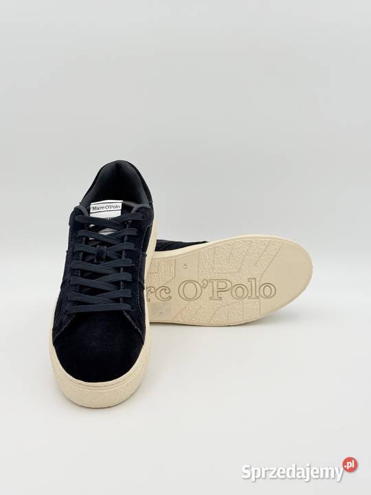 casualowe sneakersy męskie z zamszu Marc OPolo skóra Warszawa