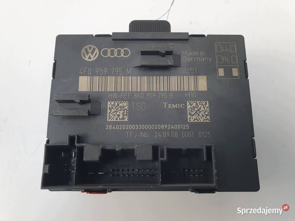 MODUŁ STEROWNIK DRZWI PRAWY LEWY TYŁ Audi A6 C6 lubelskie