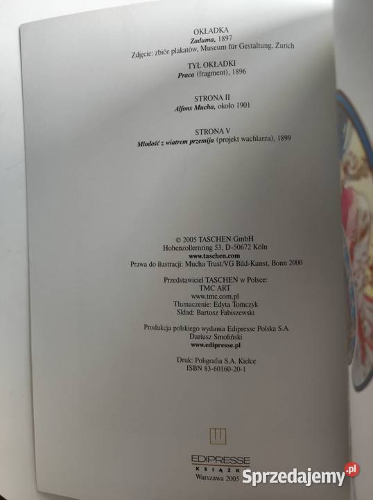 Renate Ulmer Alfons Mucha Taschen album świętokrzyskie Kielce
