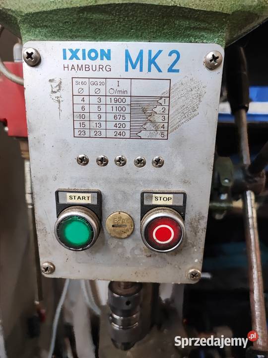 Wiertarka kolumnowa Mk 2 3 4 i Mk 5 MMM Ws 15 16 Produkcja Maków Podhalański