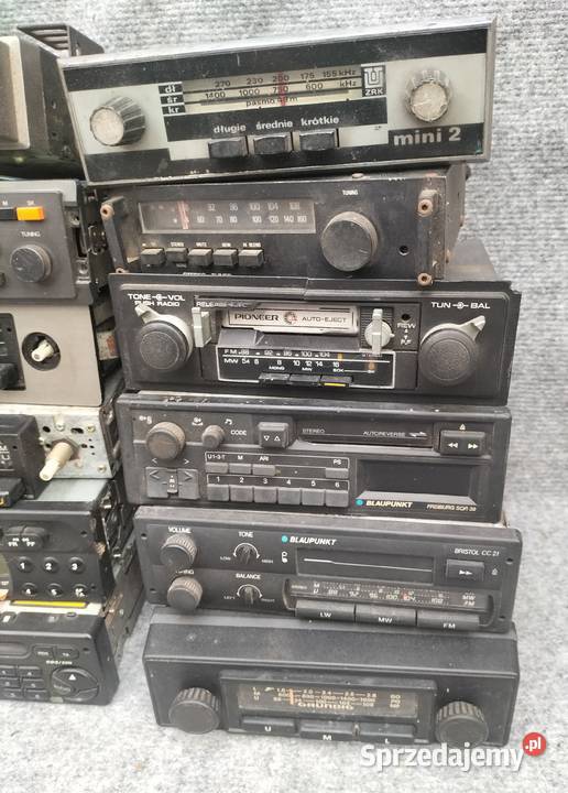 Stare radia samochodowe oldtimer klasyk aktualne Leszno