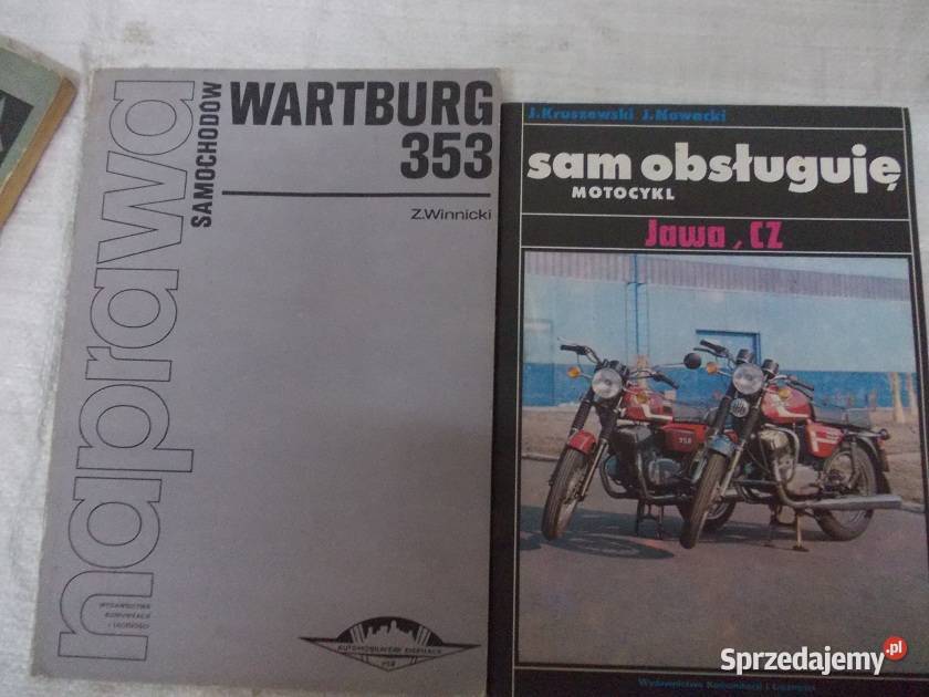 Stare książki Naprawa samochodów motorów książka motoryzacja, transport