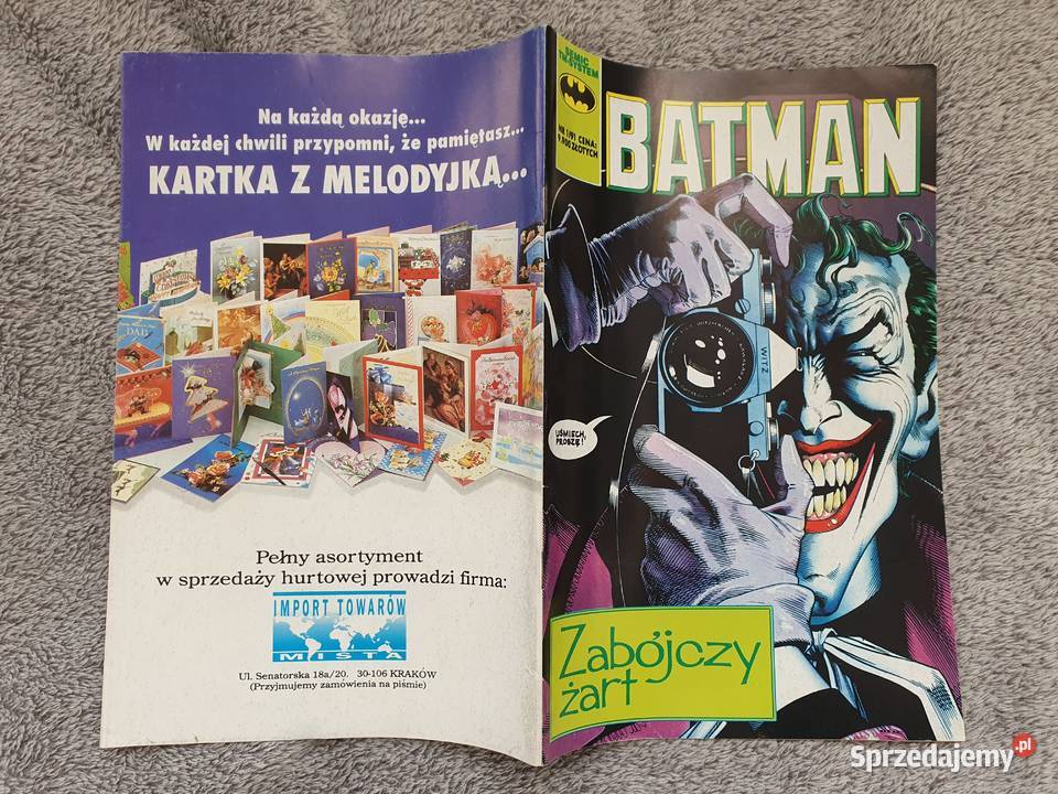 Batman Zabójczy Żart stan kolekcjonerski pomorskie Gdynia