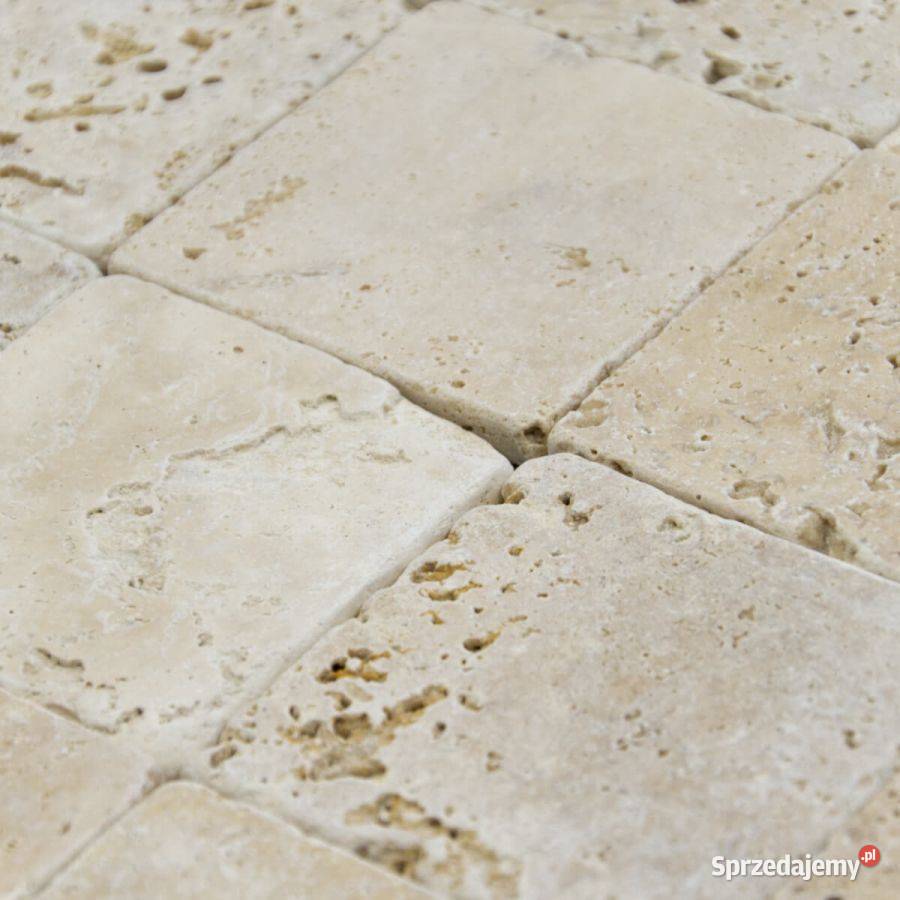 Kostki Trawertyn Classic bębnowany 10x10x1 Łódź