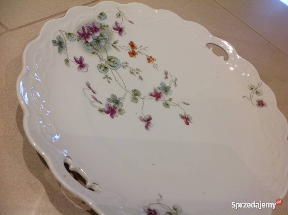 Stary Talerz Patera Stara Porcelana VDP Nowa Sól