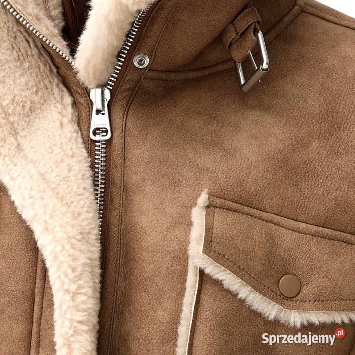 Bershka piękna krótka dwuwarstwowa kurtka biker Warszawa