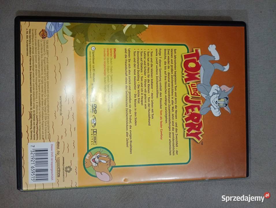 Tom und Jerry szalone kreskówki część 7 DVD j Szczecin sprzedam