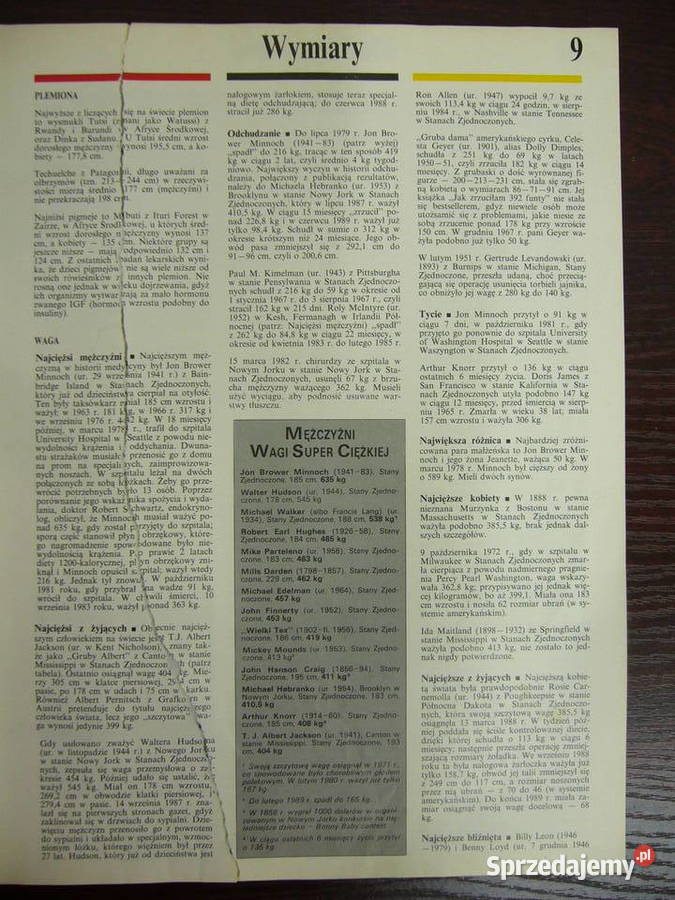 Księga rekordów Guinessa 1991 ISBN 8385147012 mazowieckie Warszawa