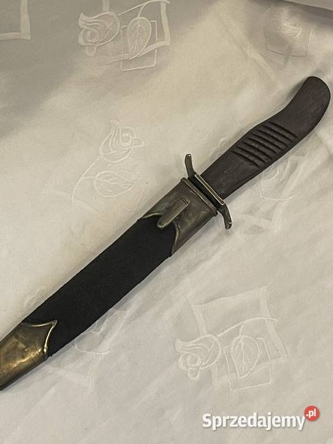 Niemiecki nóż z II wojny światowej z grawerem i Kraków