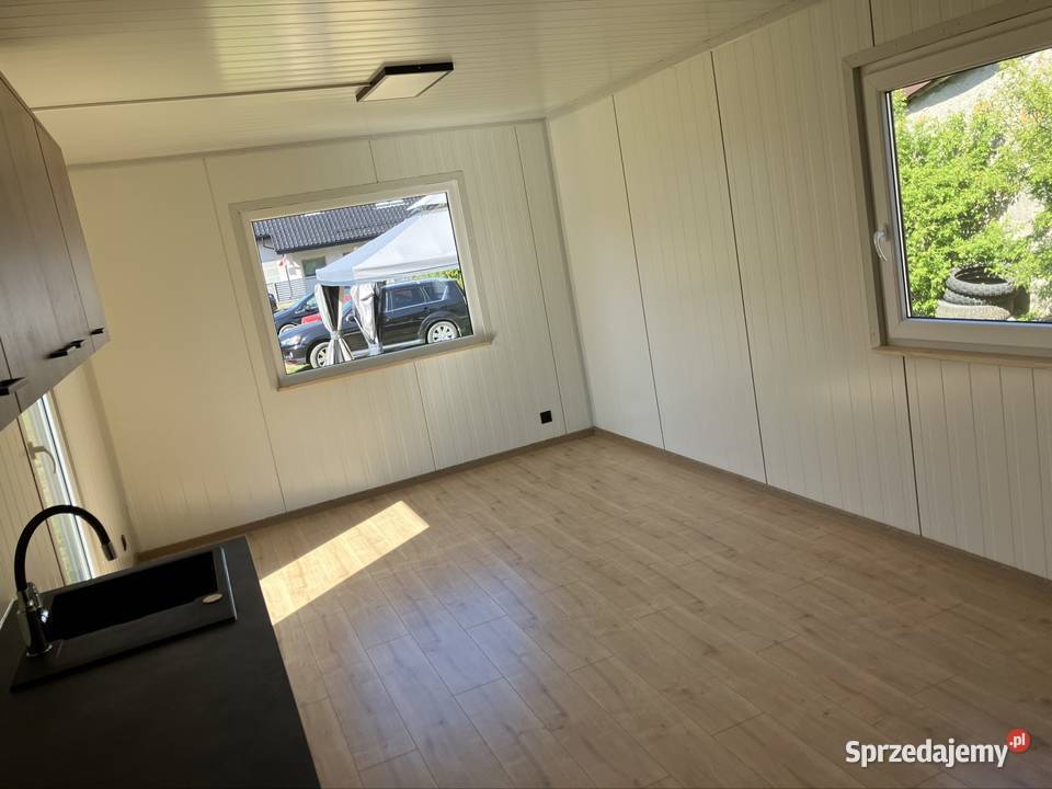 Domek dom mobilny całoroczny garaże sklepy Domki drewniane Bolszewo