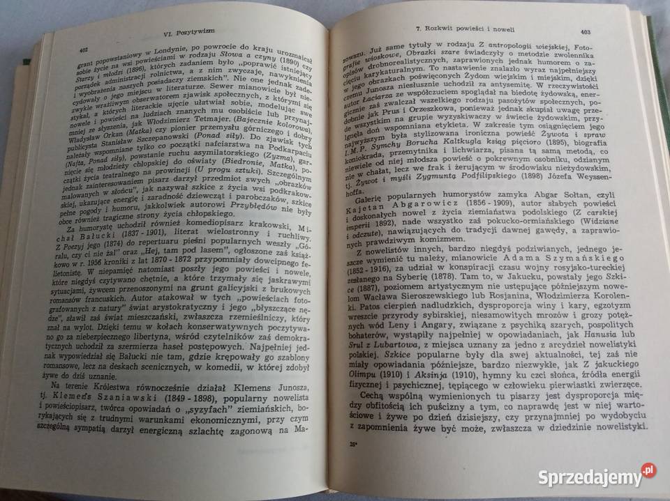 Dzieje literatury polskiej Julian KrzyzaNowski