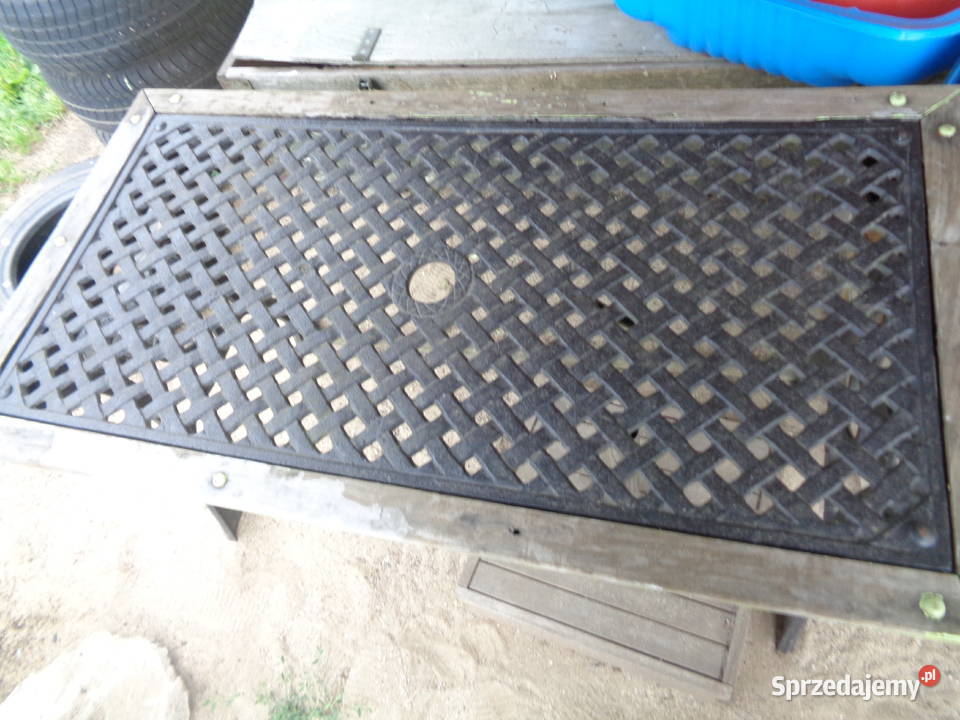 Stół i ławka żeliwodrewno Lubin