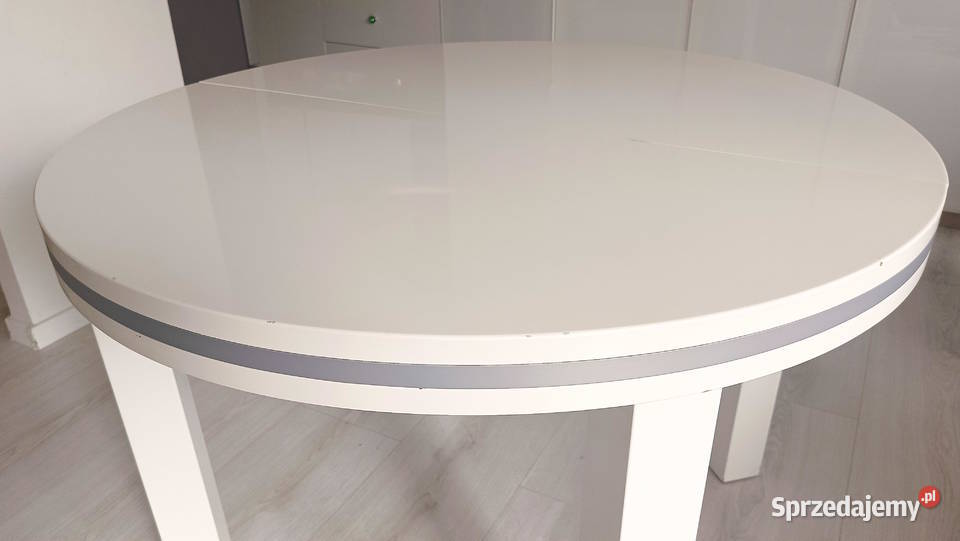 rozkładany okrągły biały Kraków