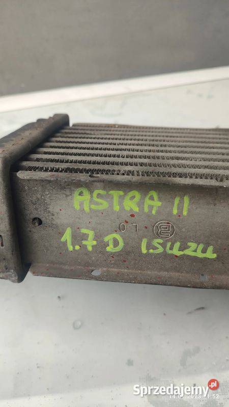 CHŁODNICA INTERCOOLER OPEL ASTRA 2 G 17 DI Włoszczowa