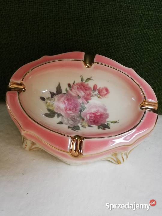 Stulistna róza na porcelanie Gorlice sprzedam