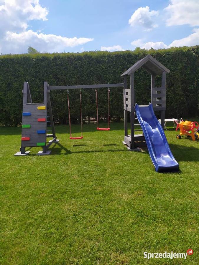 Plac Zabaw Dzieci Zjeżdżalnia Piaskownica Trzebunia