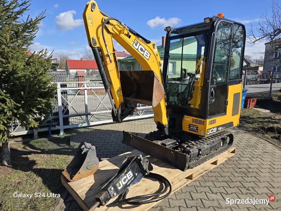 JCB 19 c1 minikoparka 2025 młot 2 łyżki Koparki podkarpackie Stalowa Wola sprzedam