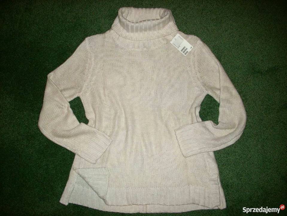HM ciepły NOWY sweter z golfem LUŹNY 36 38 małopolskie Nowy Sącz