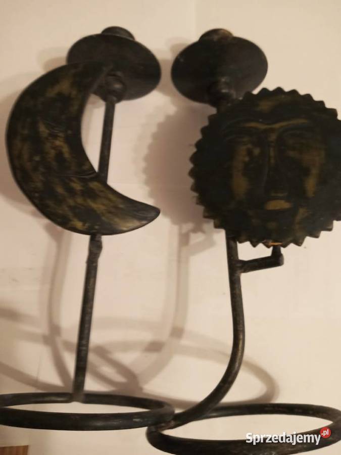 Świeczniki metalowe Szczecinek sprzedam