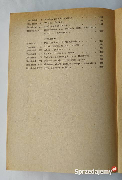 CYRK DOKTORA DOLITTLE Hugh Lofting miękka sprzedam