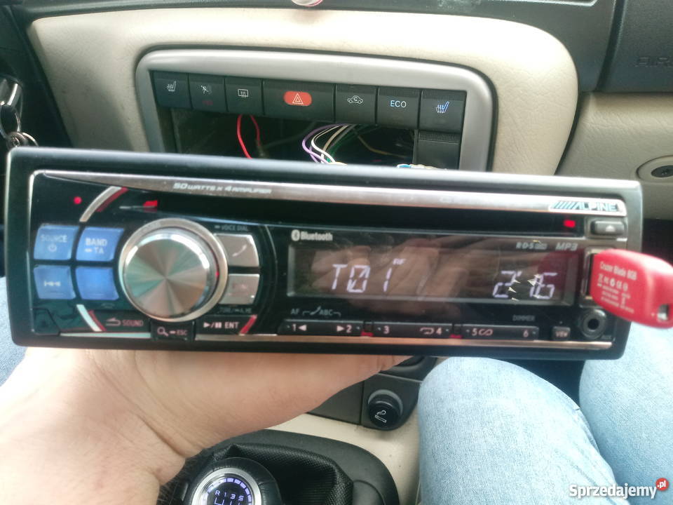 Alpine CDE125BT CB radia Staszkówka