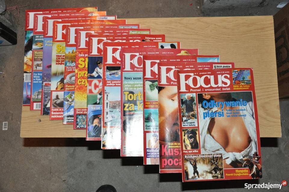 Magazyn Focus roczniki 1995 do 2006 Mielec