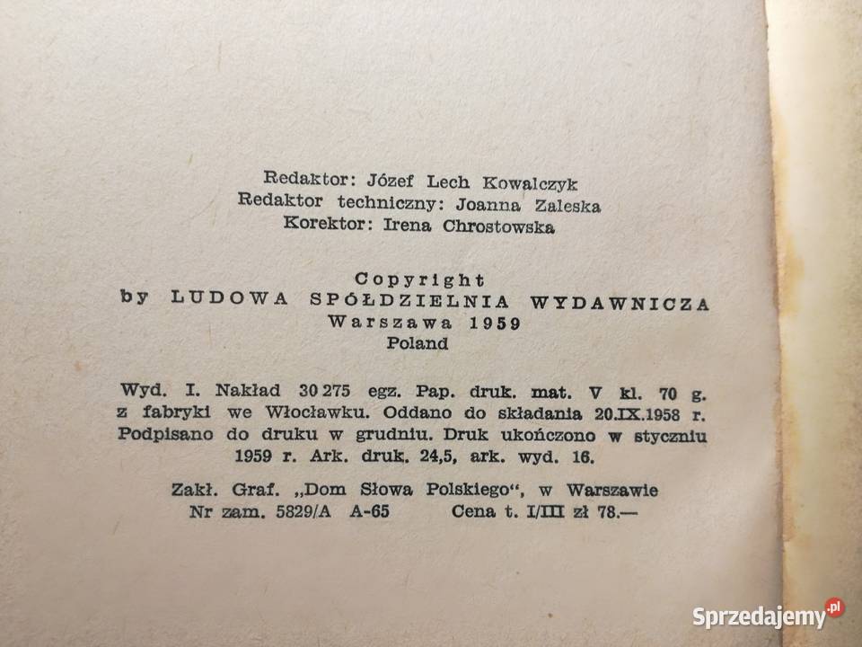 Huragan Wacław Gąsiorowski sprzedam