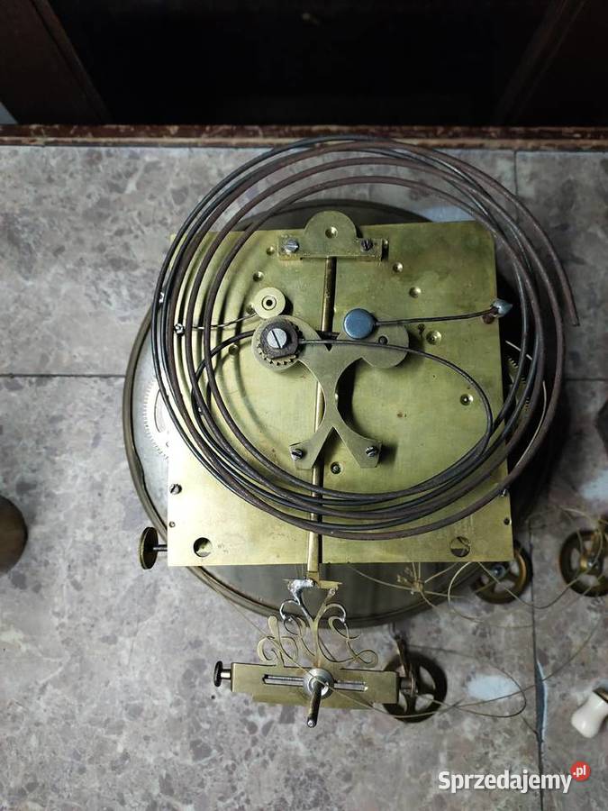 161 Zestaw mechanizm starego zegara kwadransowy pomorskie Tczew