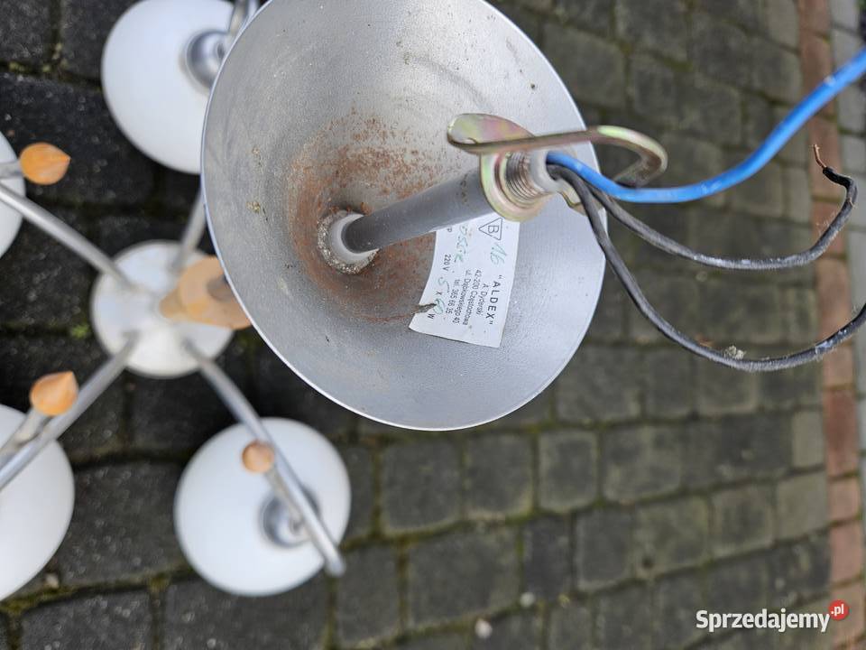 lampa wisząca żyrandol kule 5 żarówek5 ramienny opolskie Nowe Budkowice
