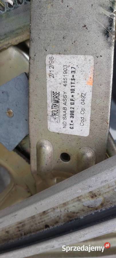 Szyby mechanizm podnośnik lewy prawy tył Saab 93 Szczecin